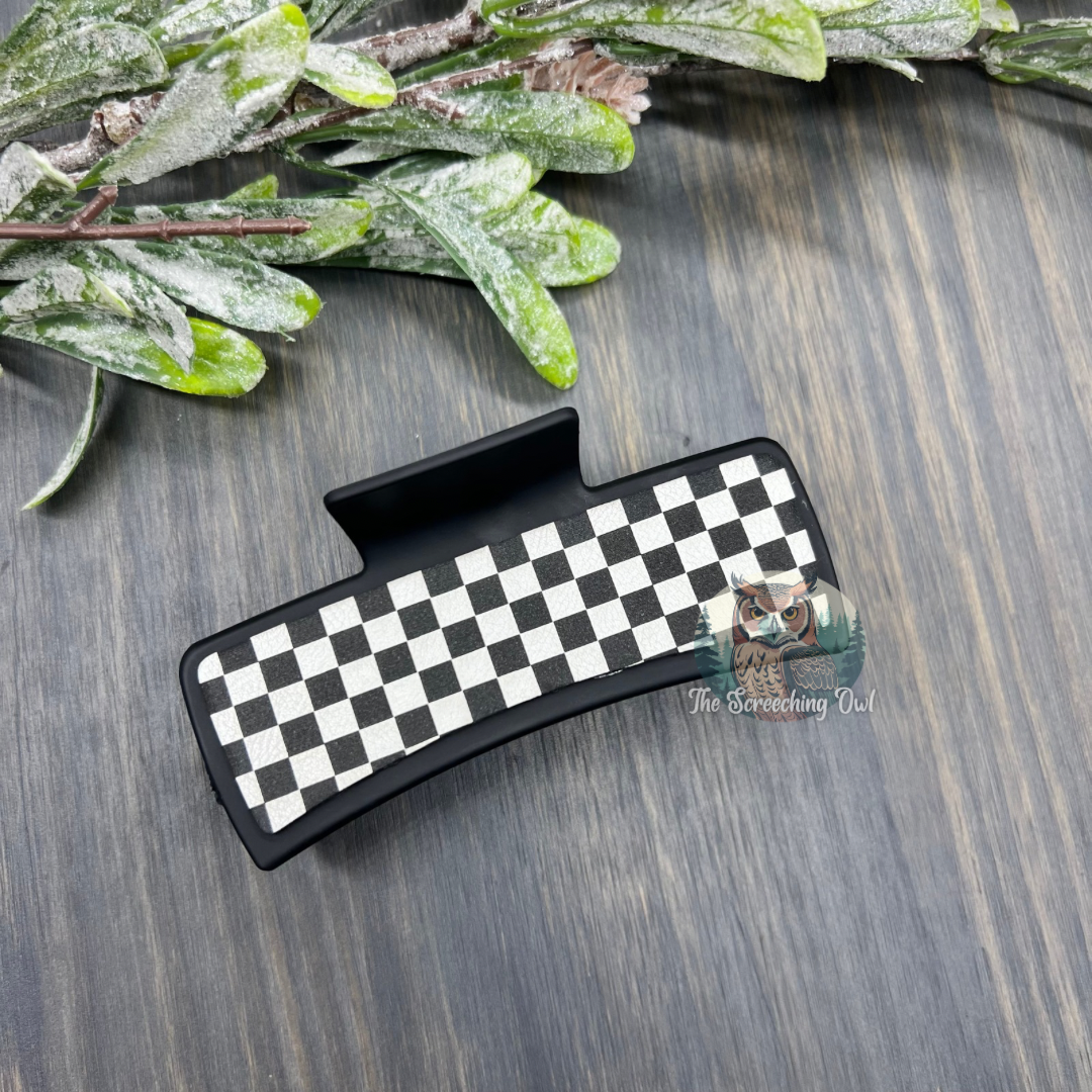 Checker Claw Clip