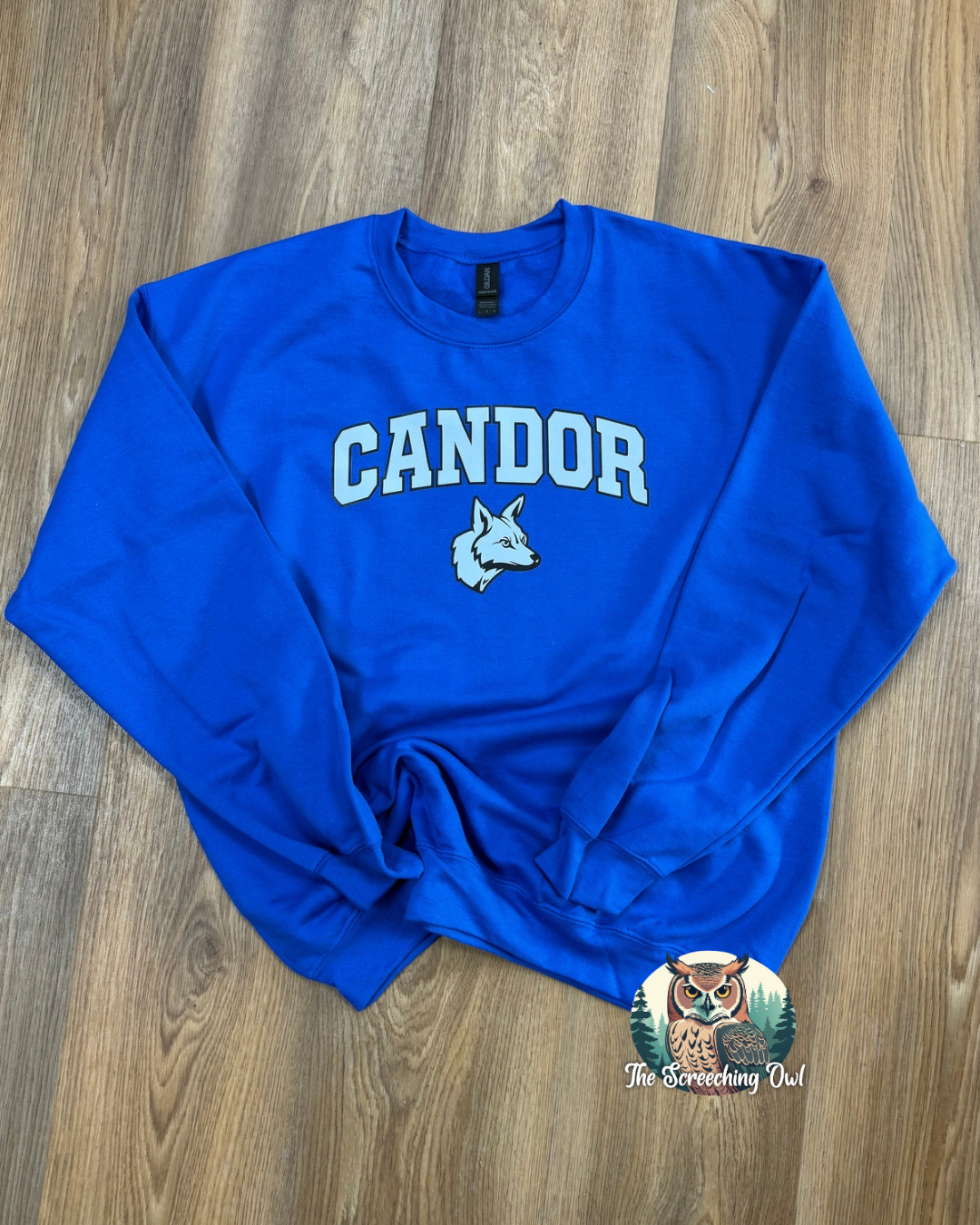 Candor Coyotes - Adult Crewneck Sweatshirt - Blue