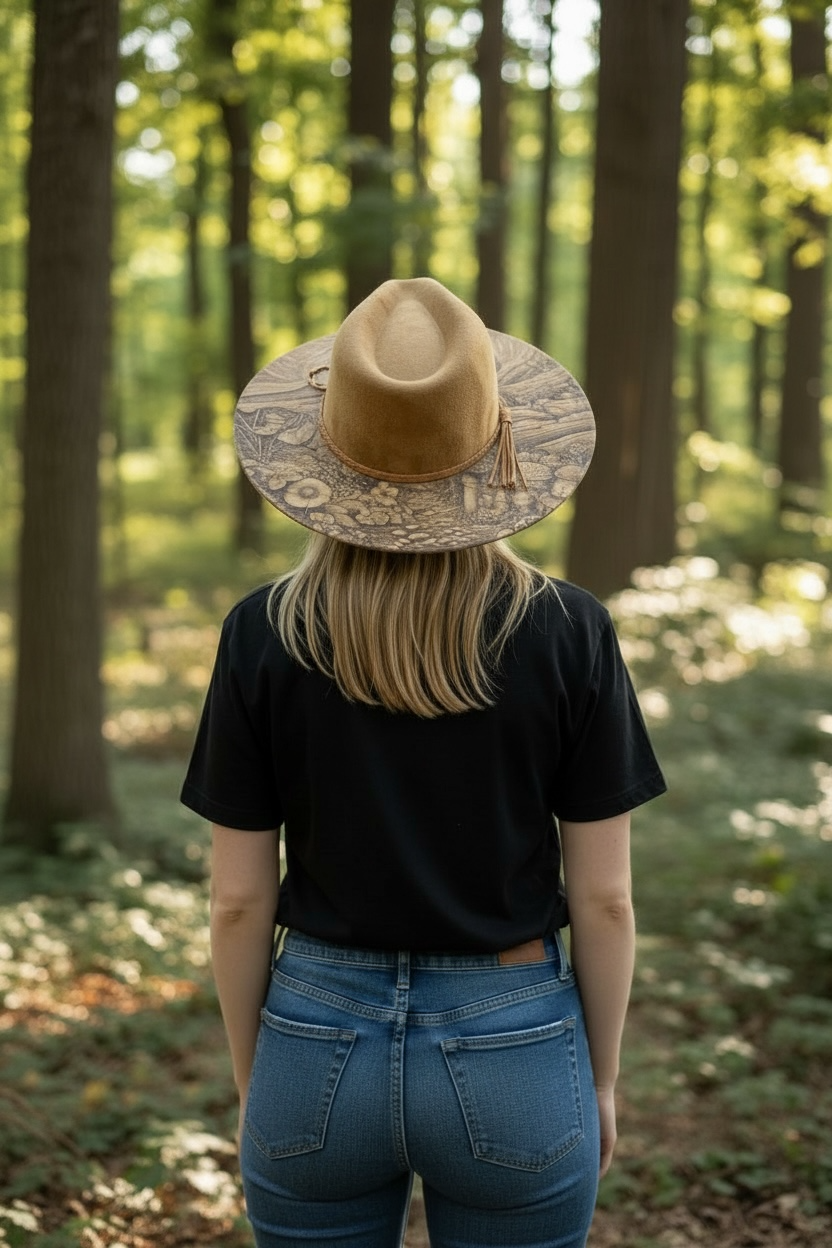 Magic Forest Wide Brim Hat