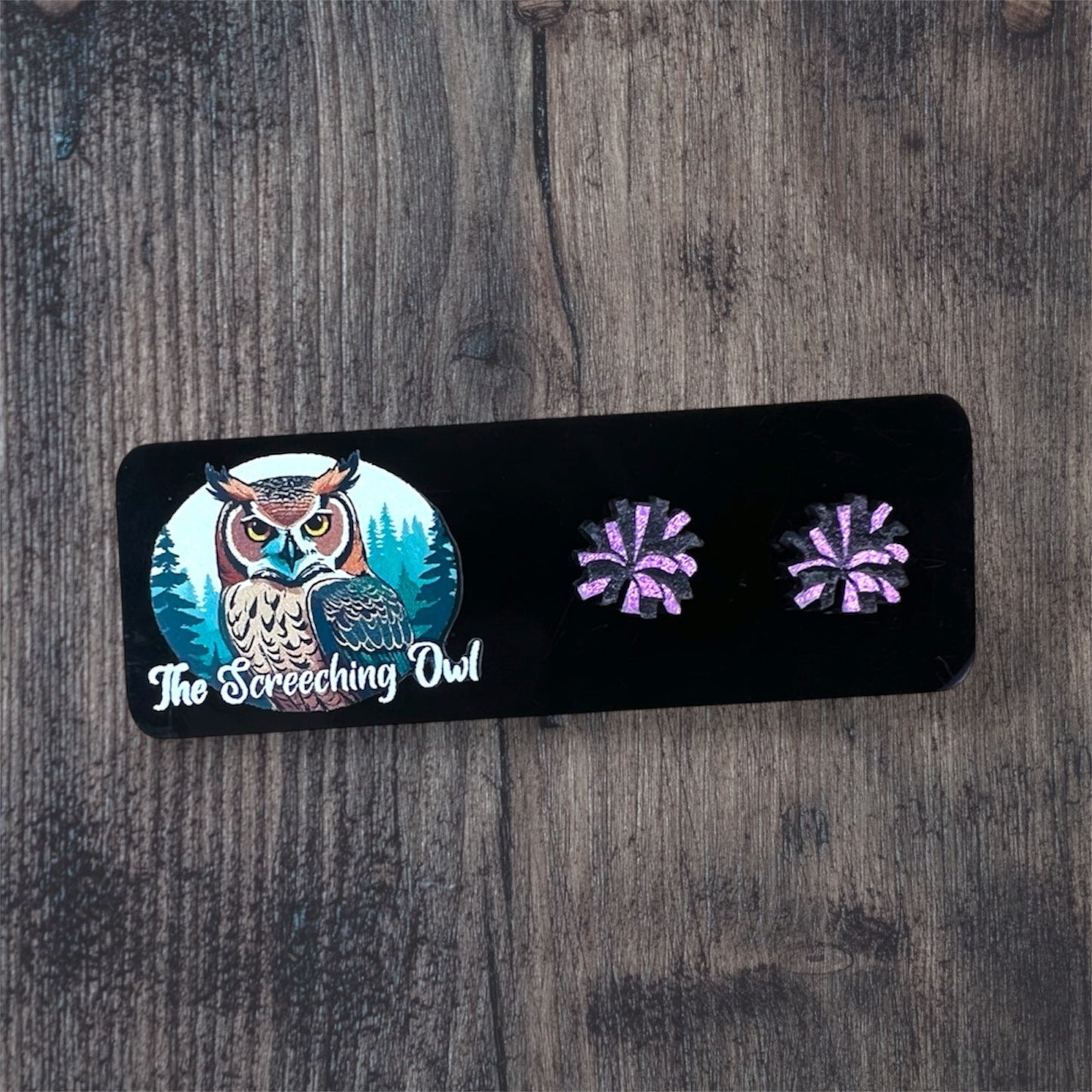 Cheer Pom Pom Stud Earrings