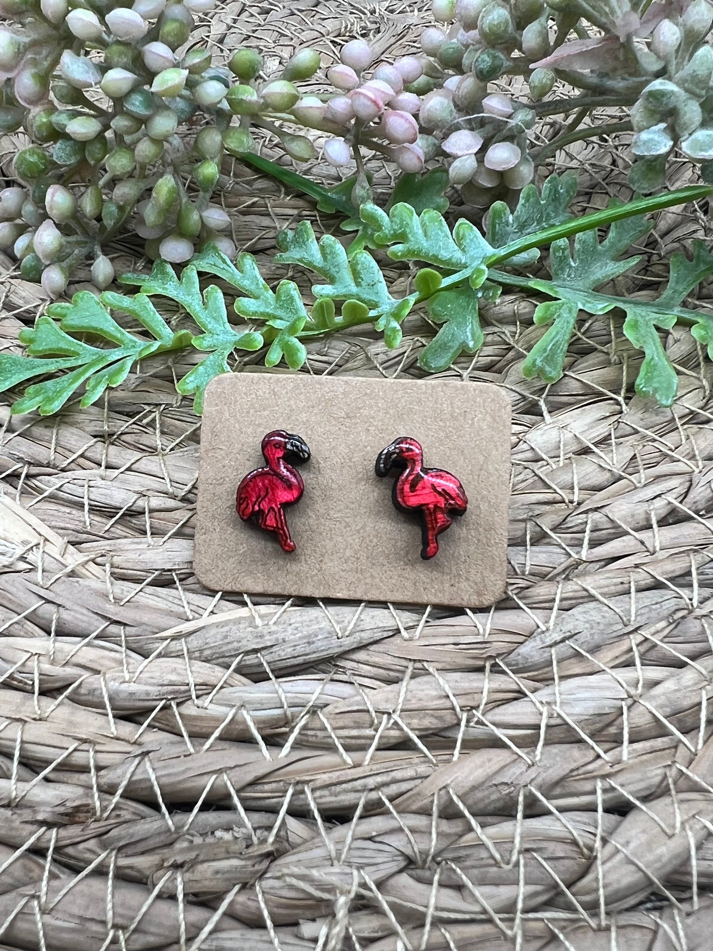 Flamingo Stud Earrings