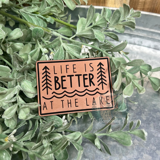 Life is Better at the Lake - Build Your Hat