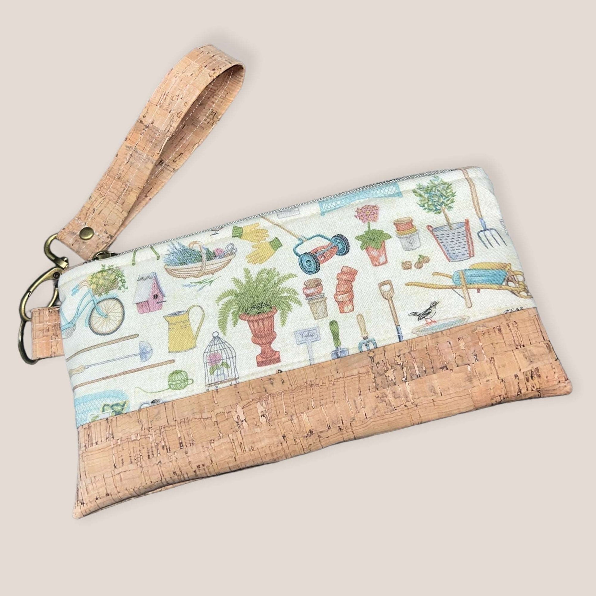 Garden Scatter Wristlet Wallet
