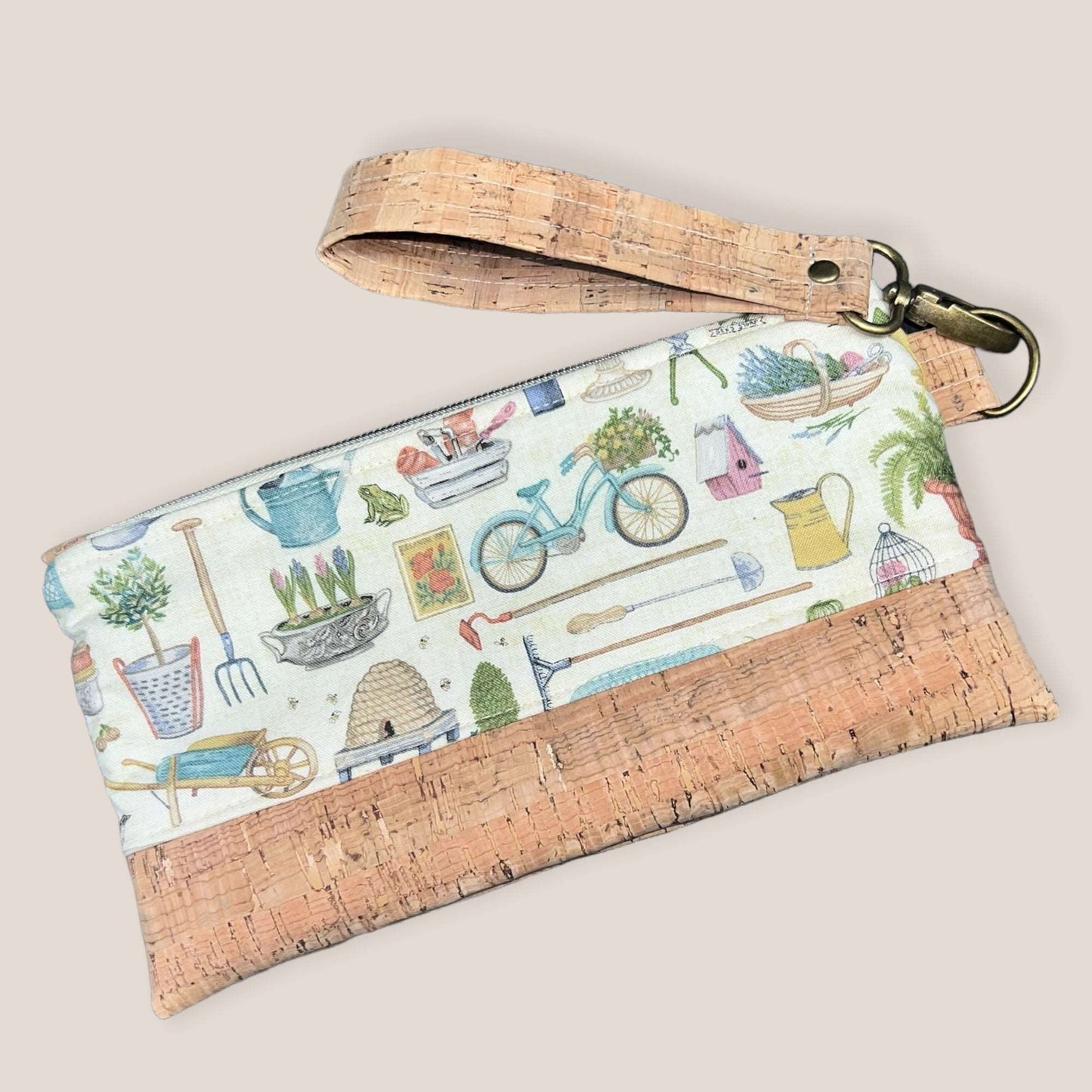 Garden Scatter Wristlet Wallet