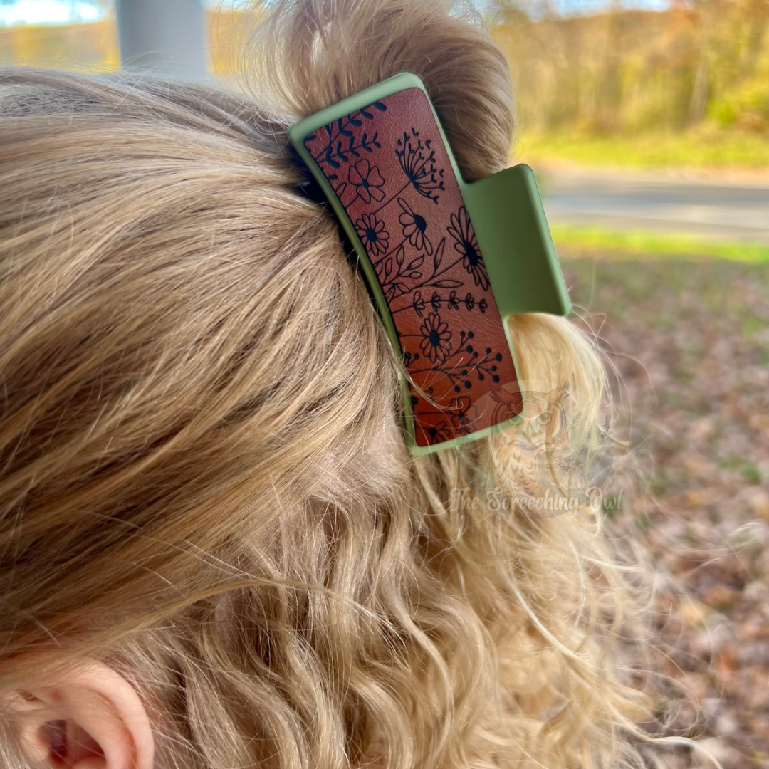Wildflower Claw Clip