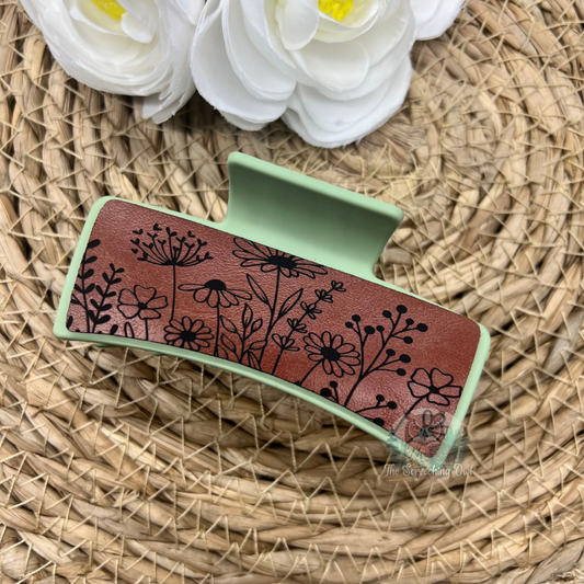 Wildflower Claw Clip
