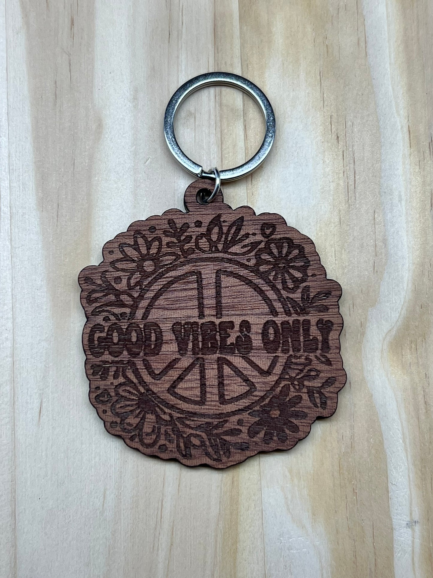 Good Vibes Only Keychain
