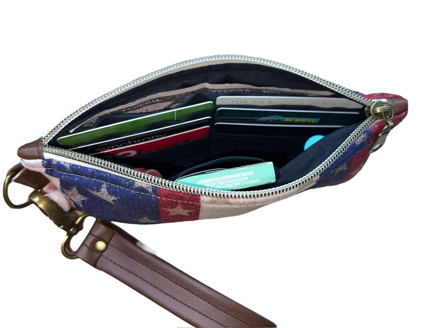 Antique Americana Wristlet Wallet