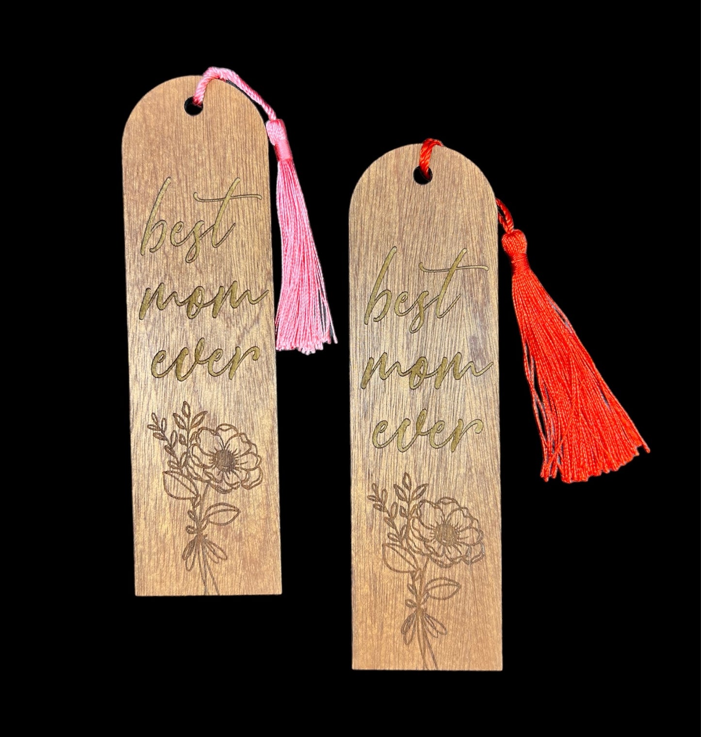 Best Mom Ever Bouquet Bookmark