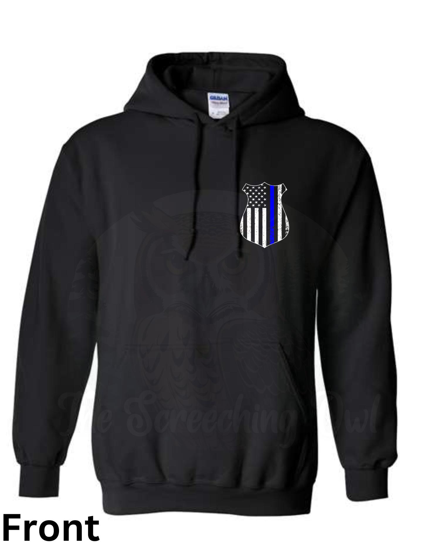 Back the Blue Hooded Sweatshirt