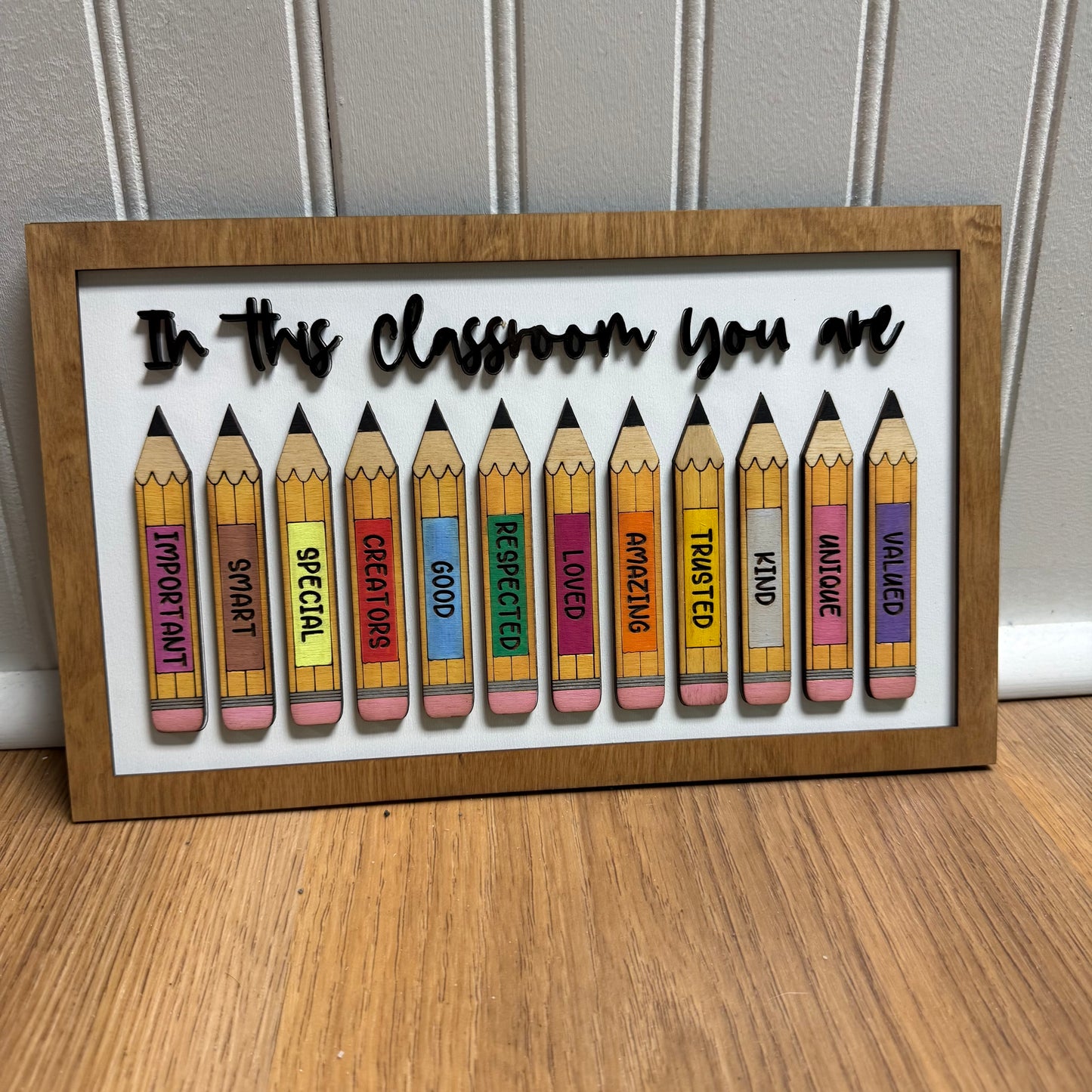 Classroom Affirmations Sign