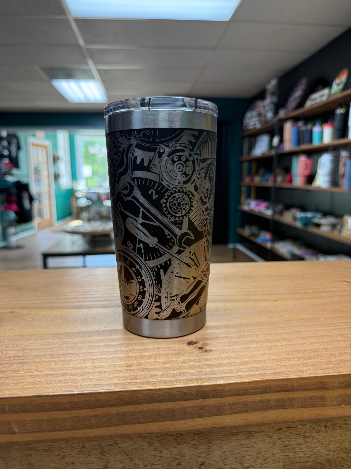 Gearhead - Black 20oz Tumbler