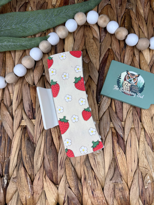 Simple Strawberry Claw Clip