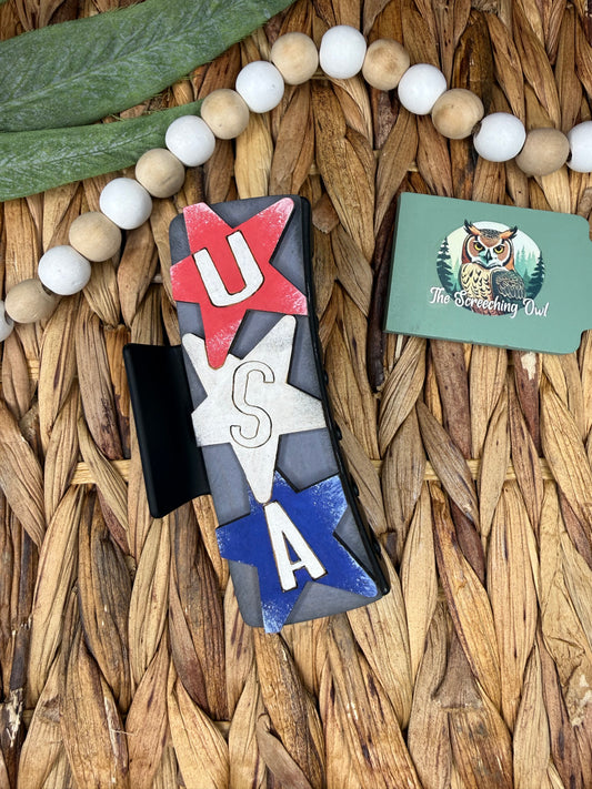 USA Stars Claw Clip