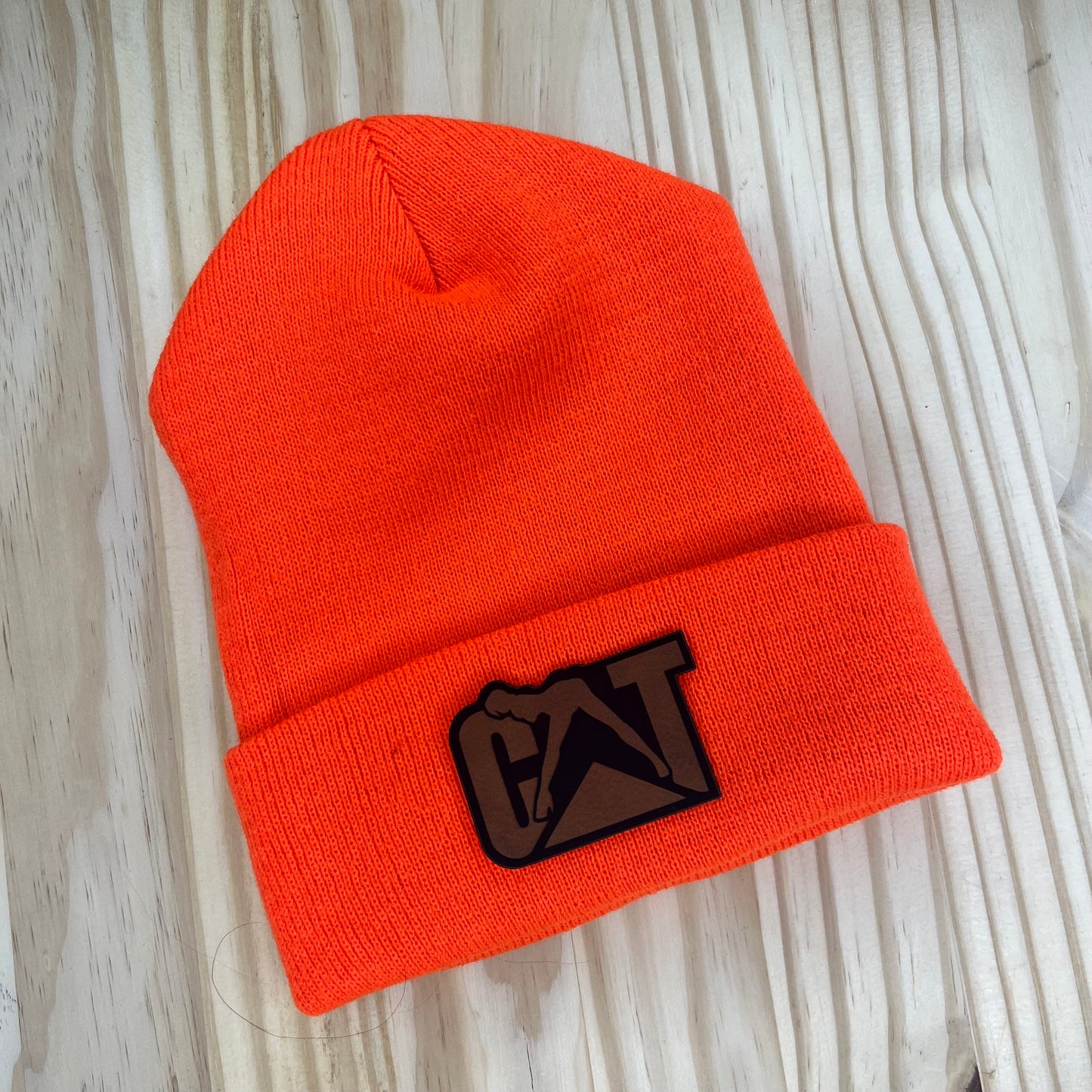 Beanie - Pick Your Patch - Blaze Orange