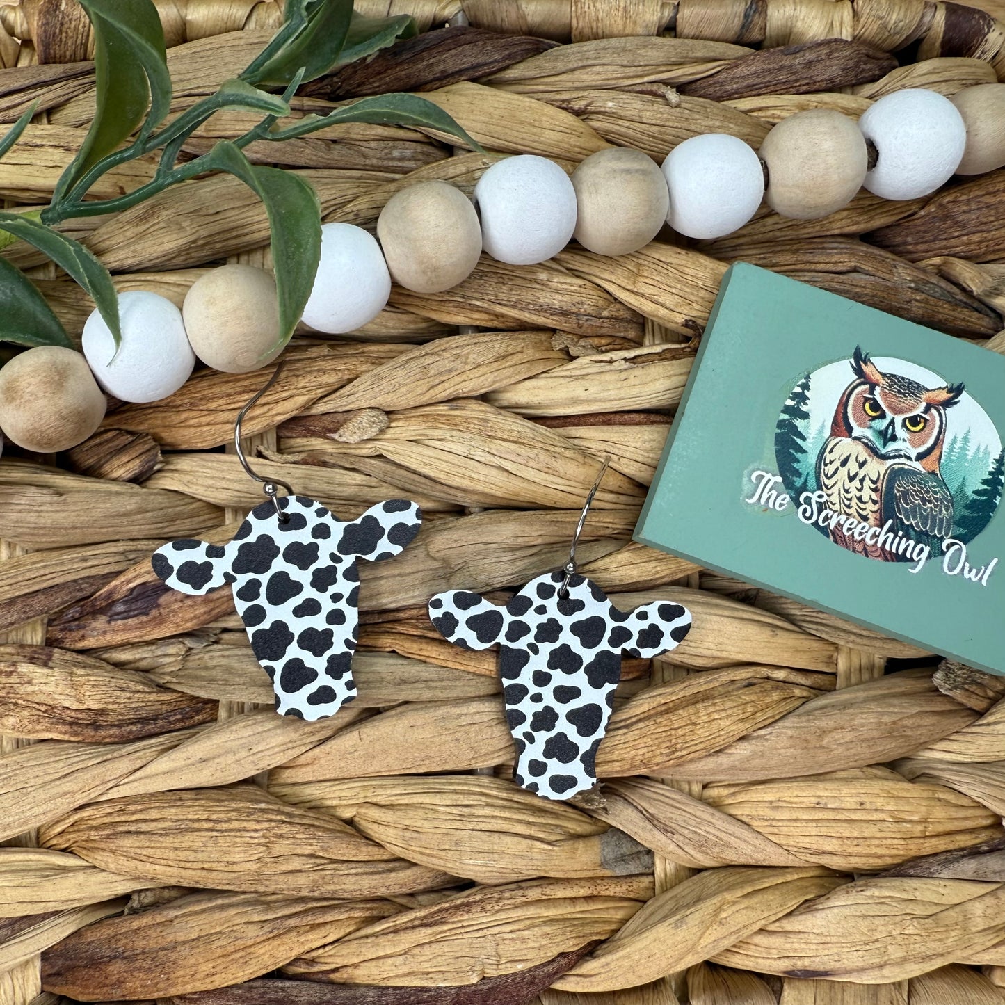 Cow Head Earrings