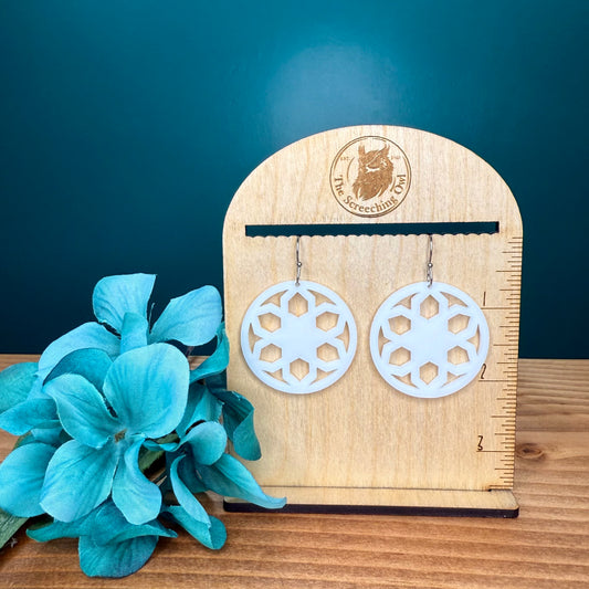 Flower Burst Acrylic Earrings