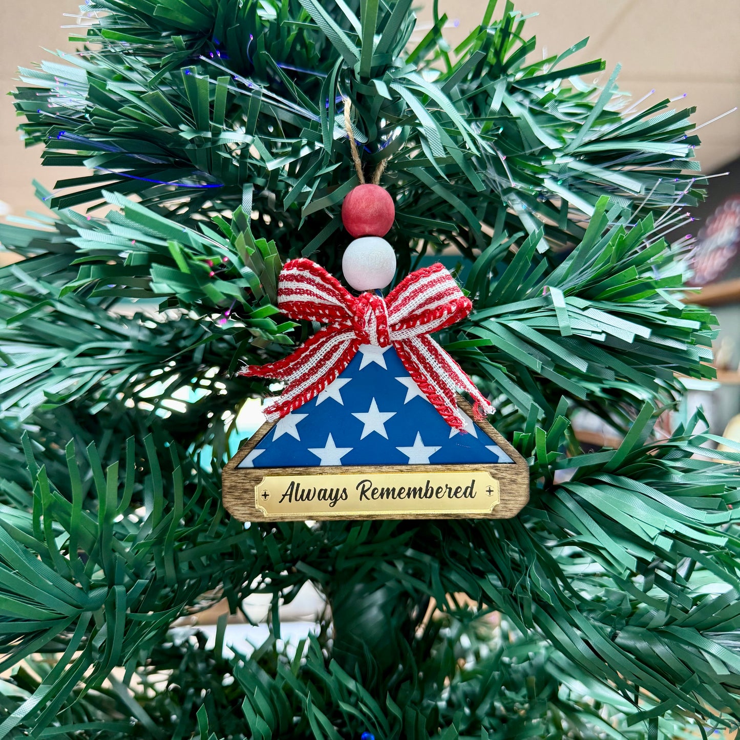 Triangle Folded Flag Ornament