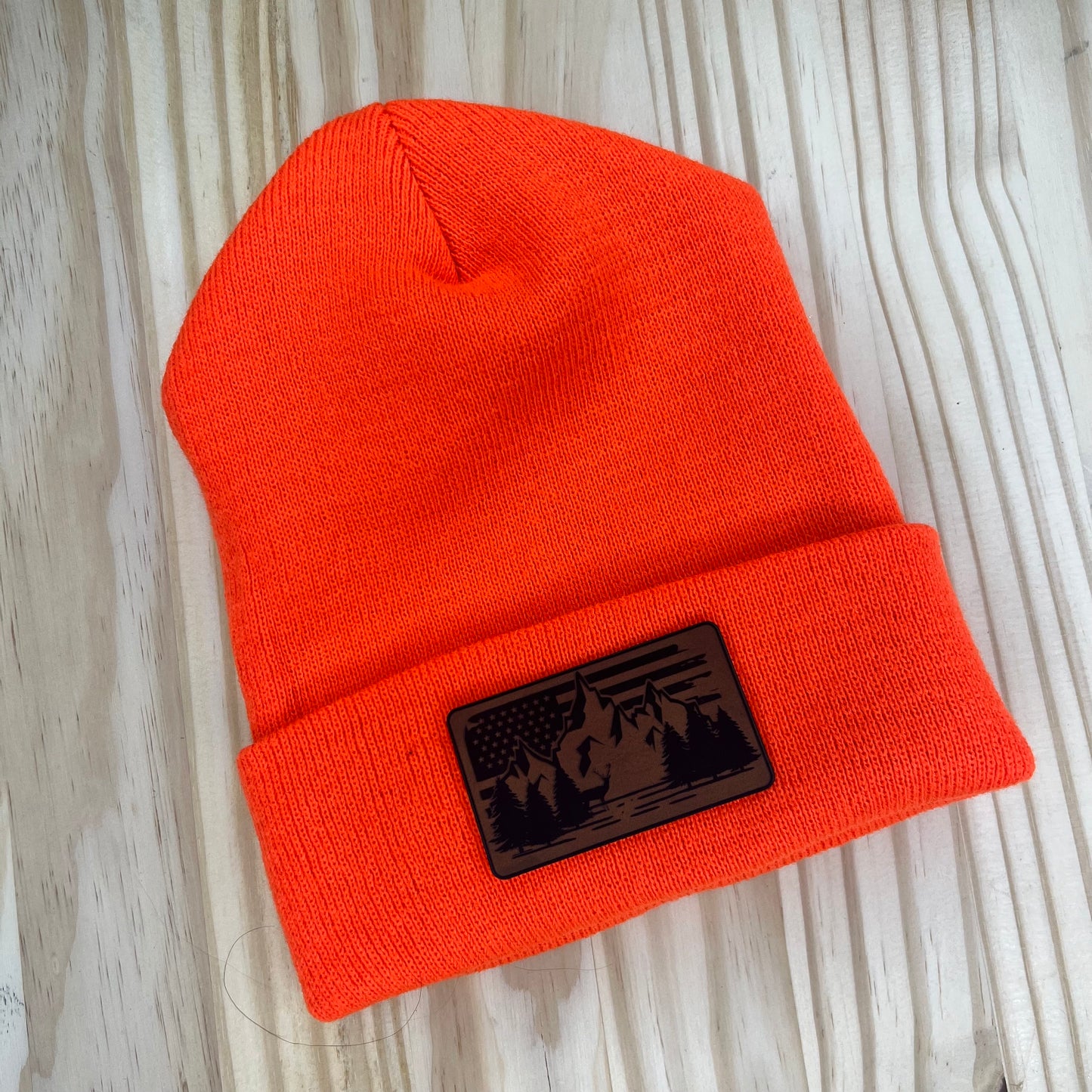 Beanie - Pick Your Patch - Blaze Orange