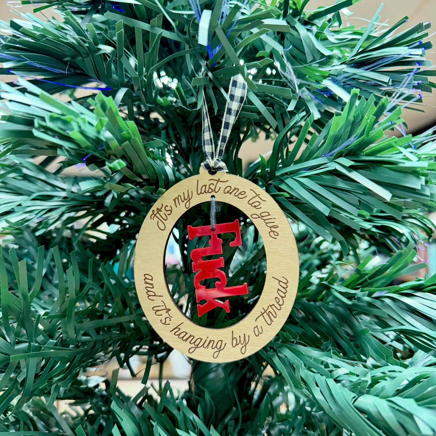 Last Fuck to Give Ornament