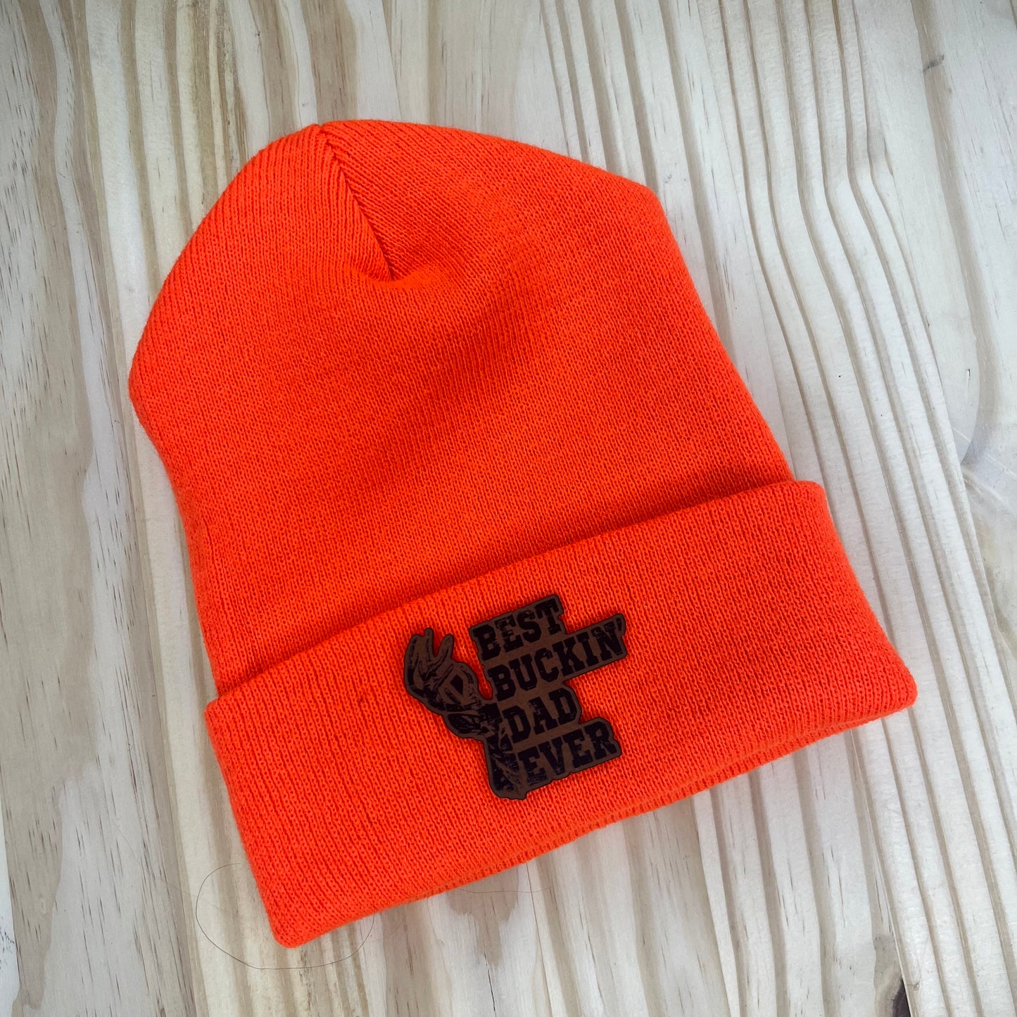 Beanie - Pick Your Patch - Blaze Orange