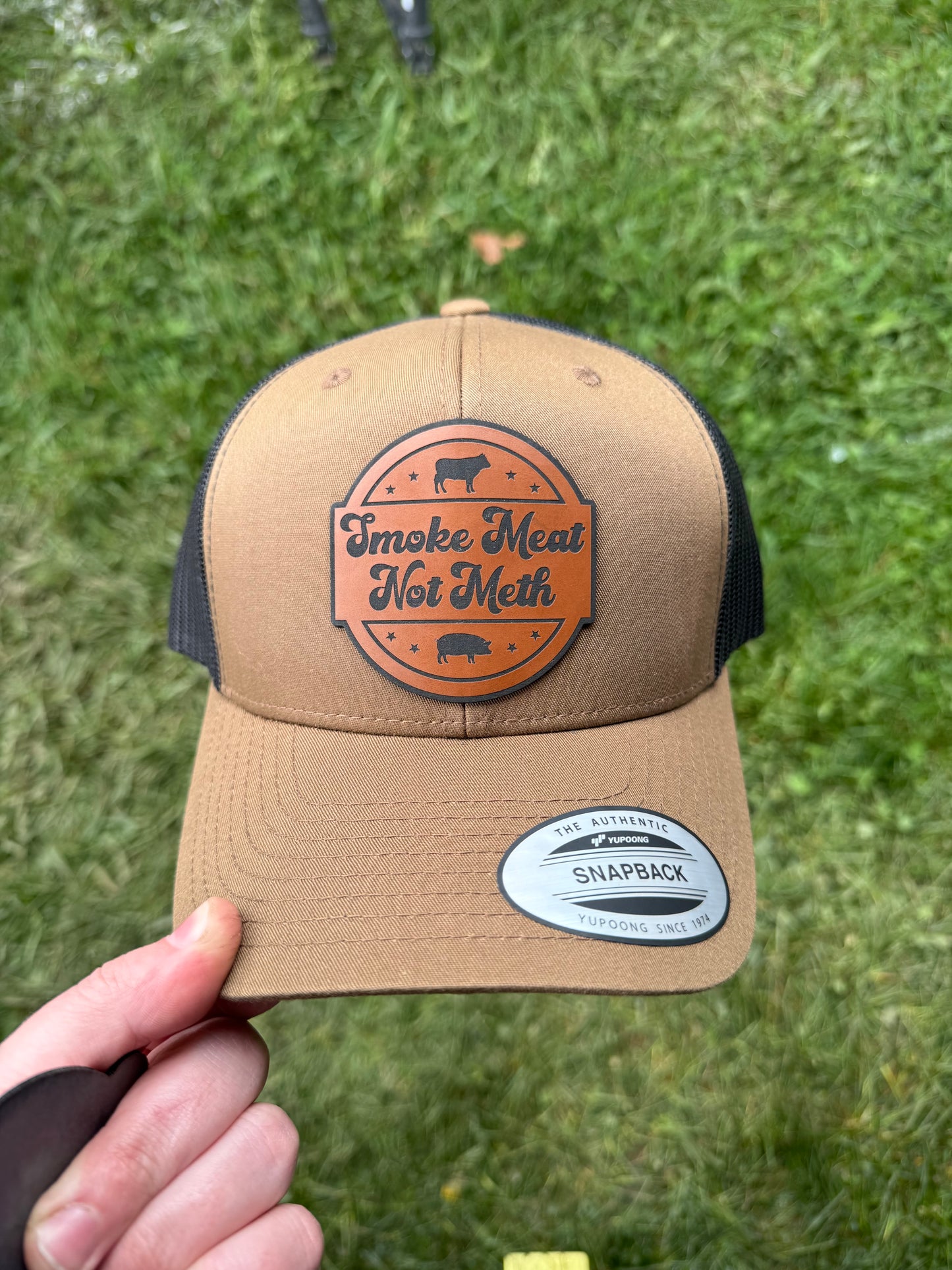 Smoke Meat, Not Meth - Build Your Hat