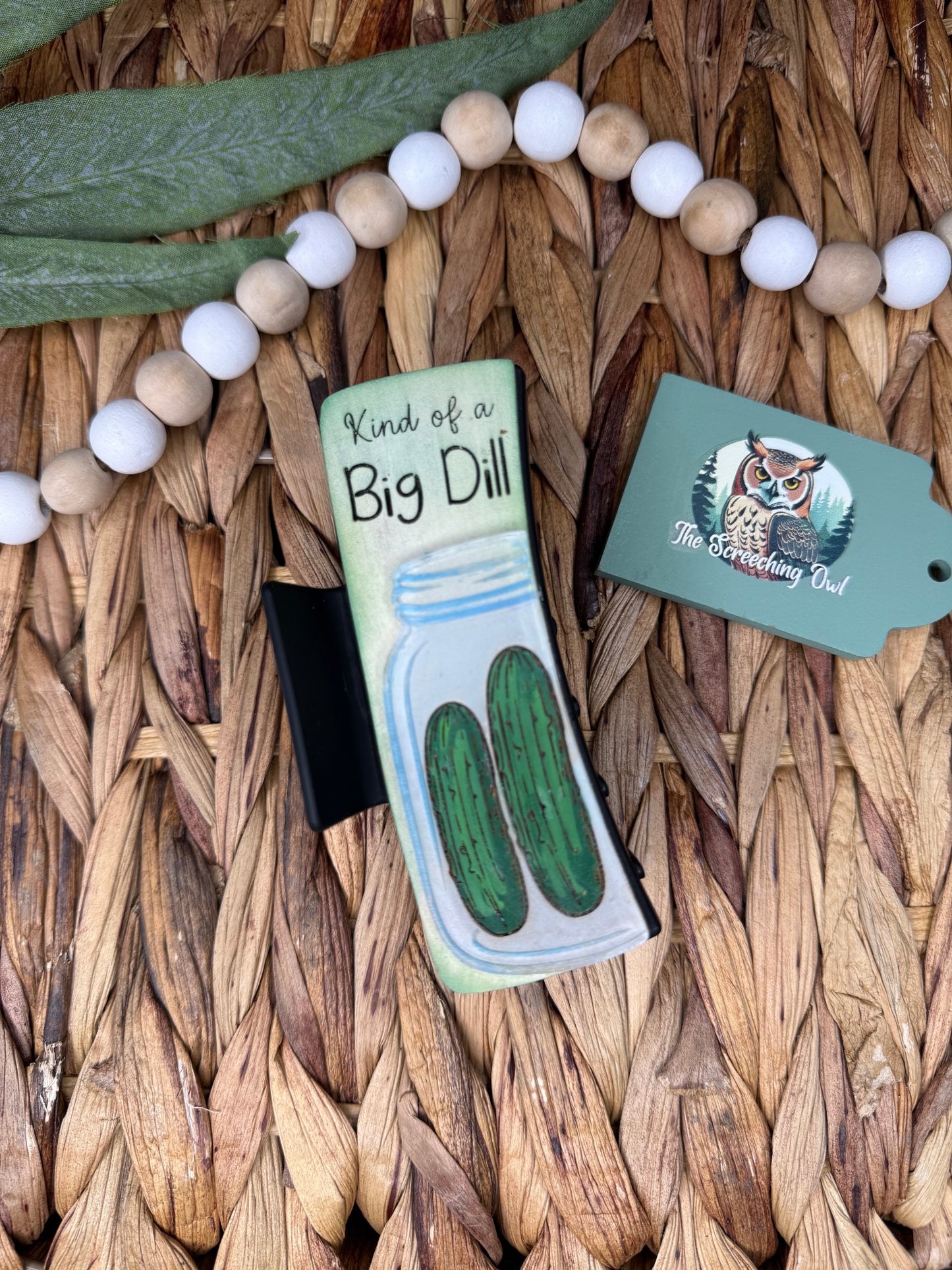 Kind of a Big Dill Claw Clip
