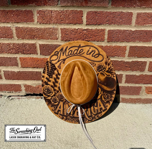 Made in America Wide Brim Hat