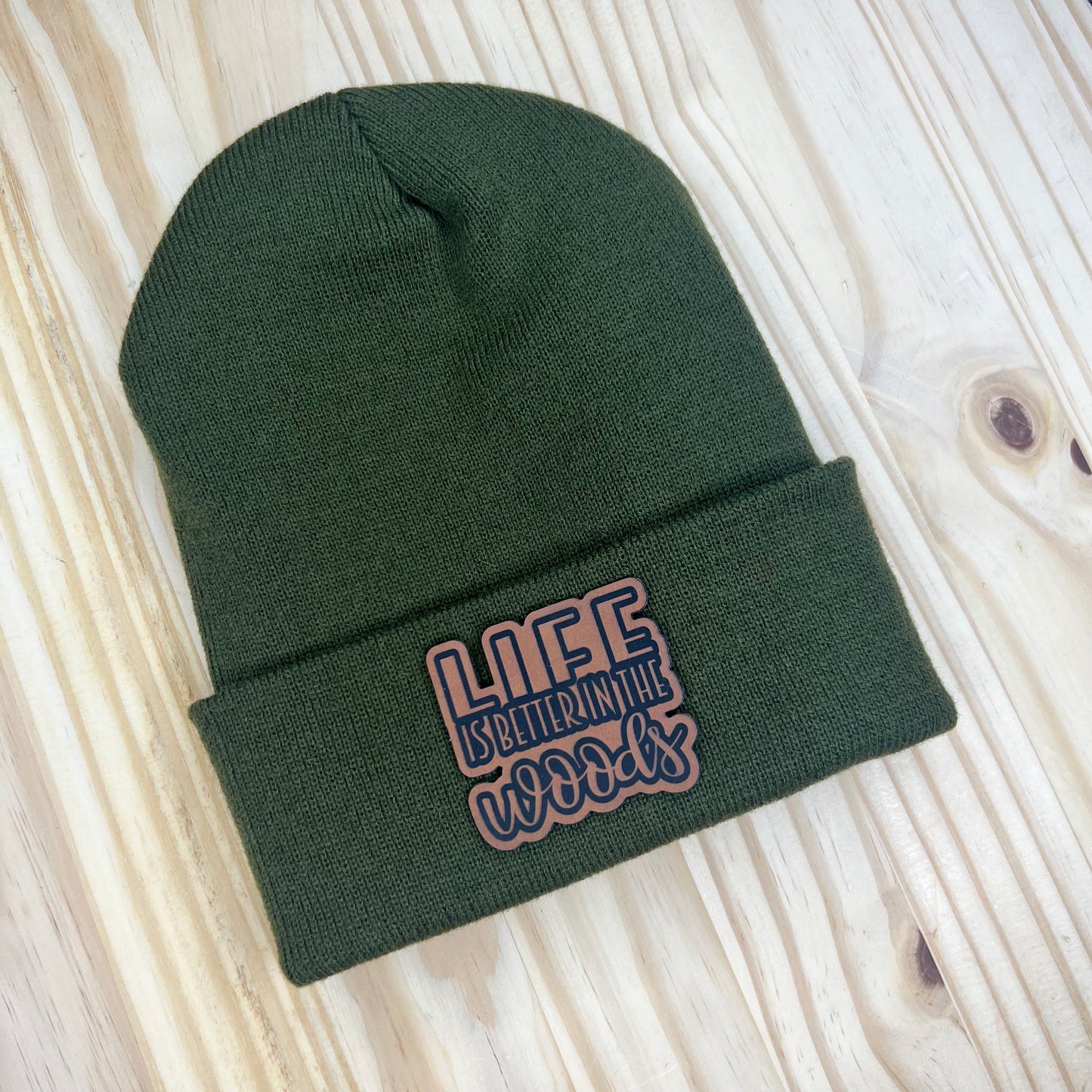 Beanie - Pick Your Patch - Olive