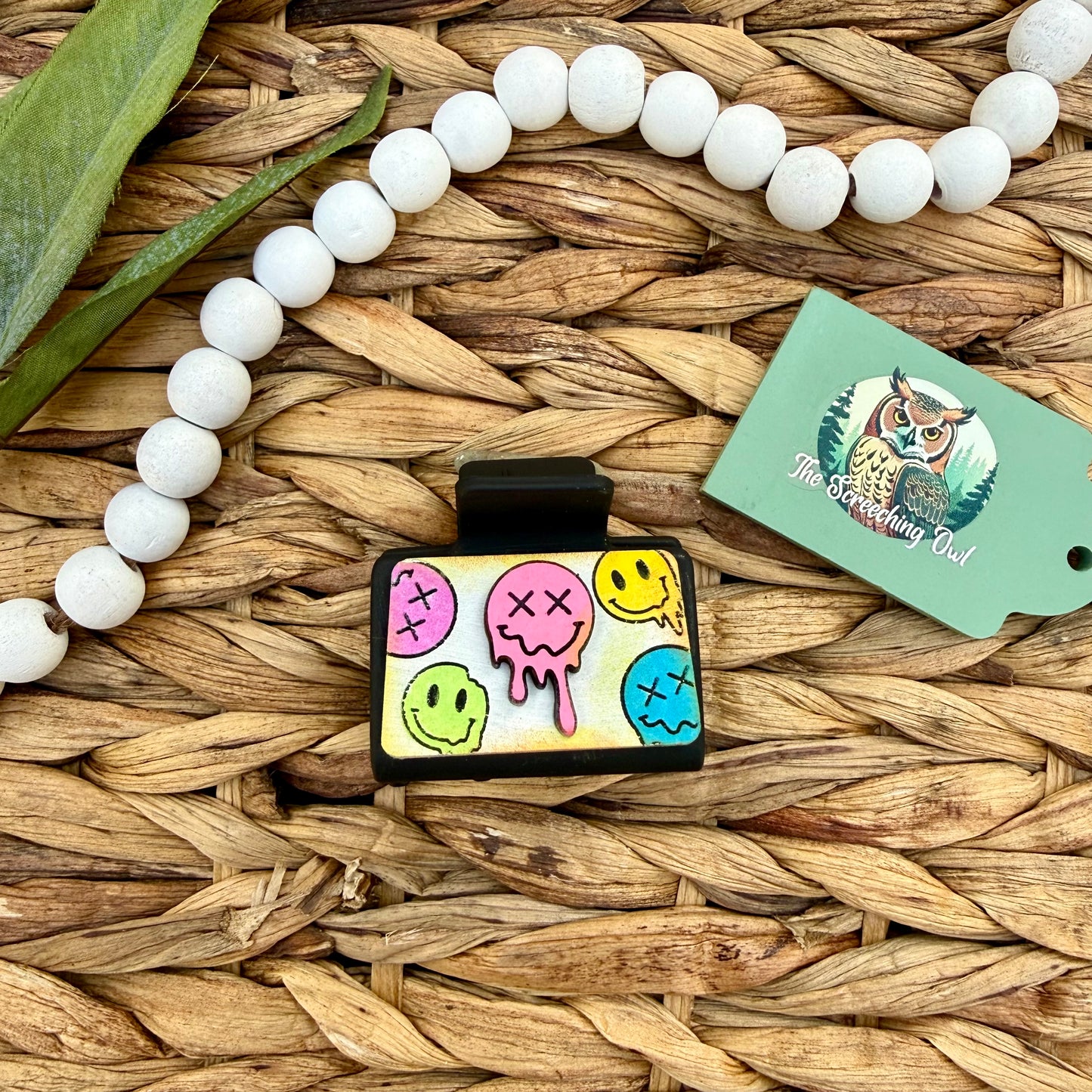 Smiley Claw Clip - Small