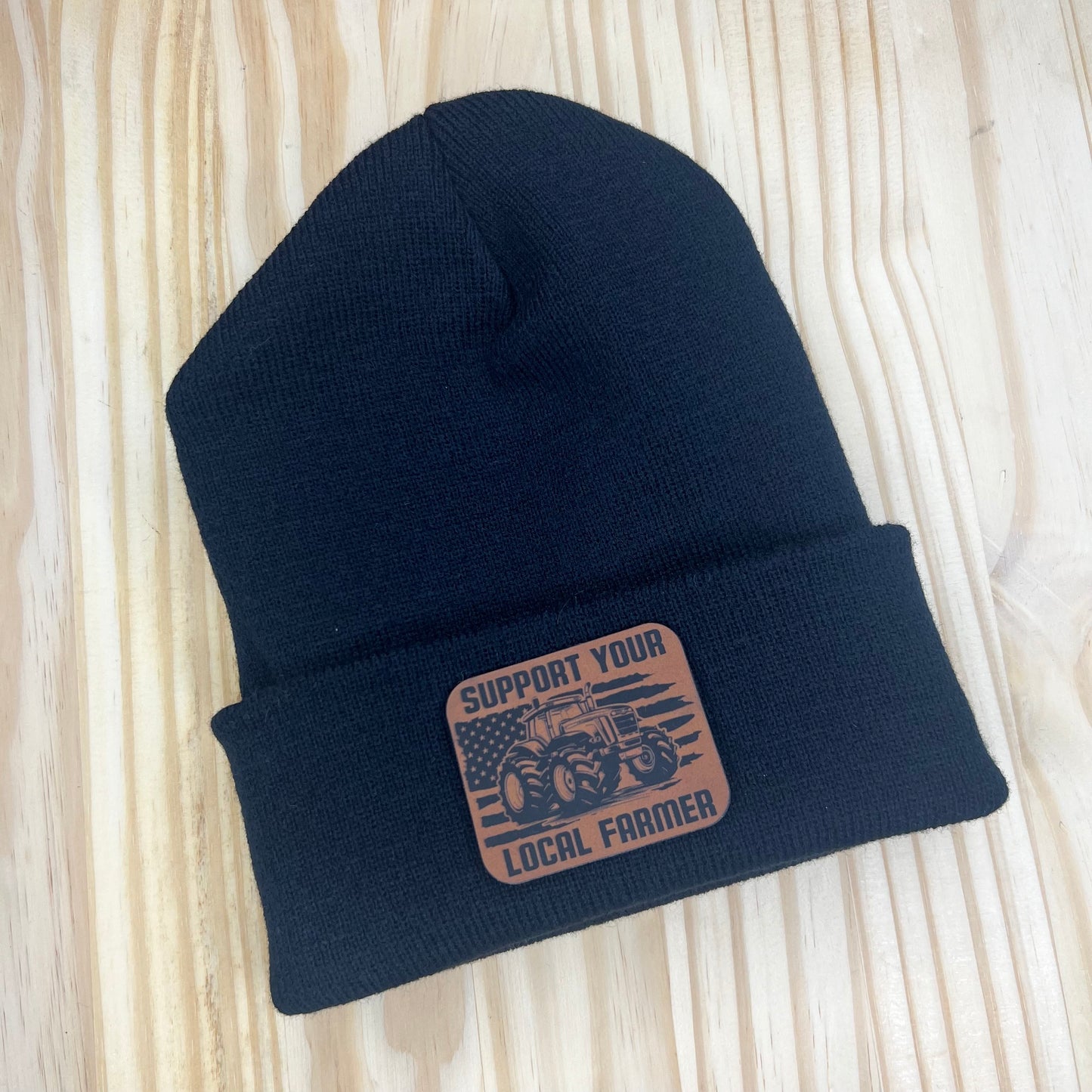 Beanie - Pick Your Patch - Black