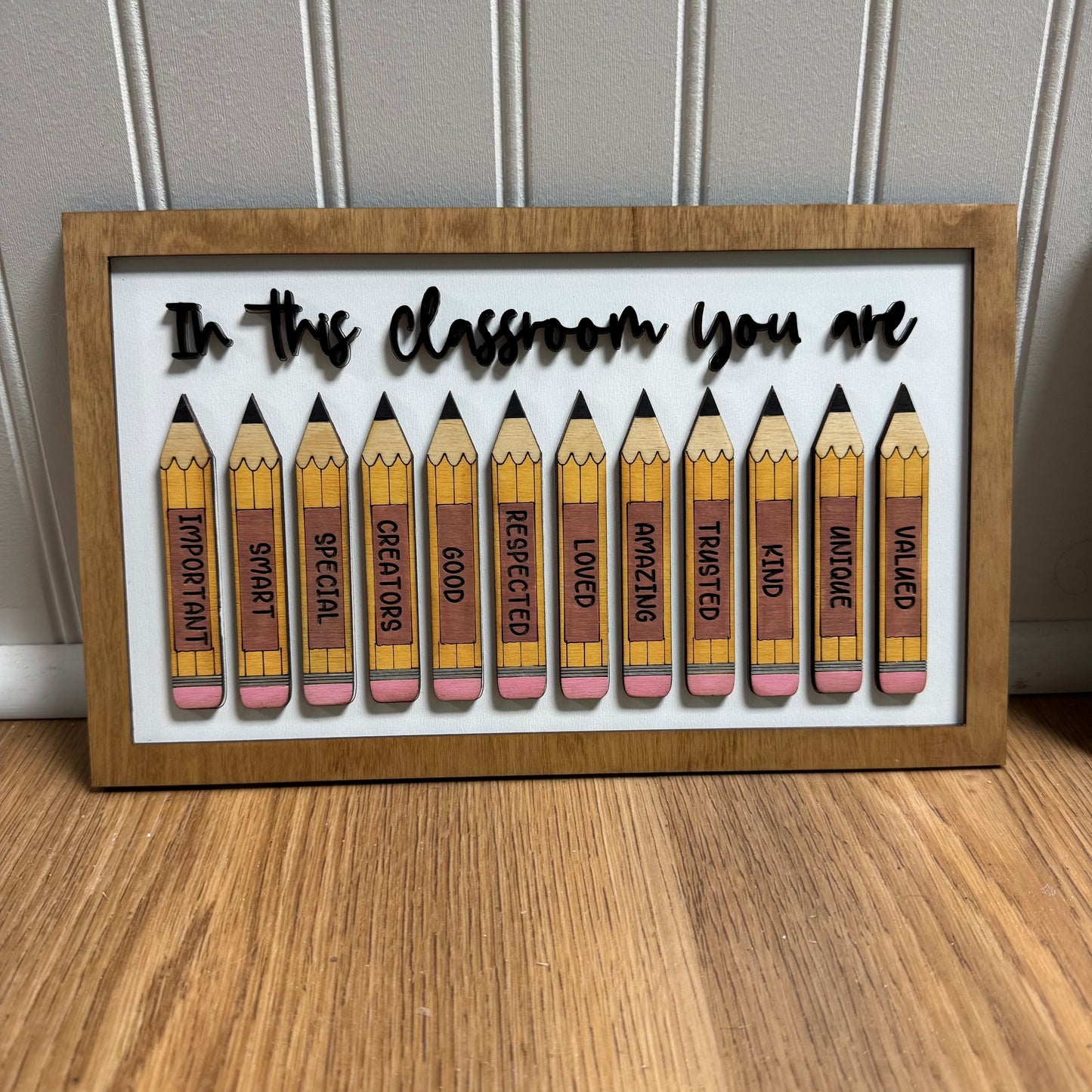 Classroom Affirmations Sign