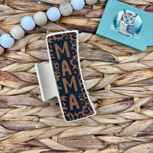 Mama Leopard Claw Clip