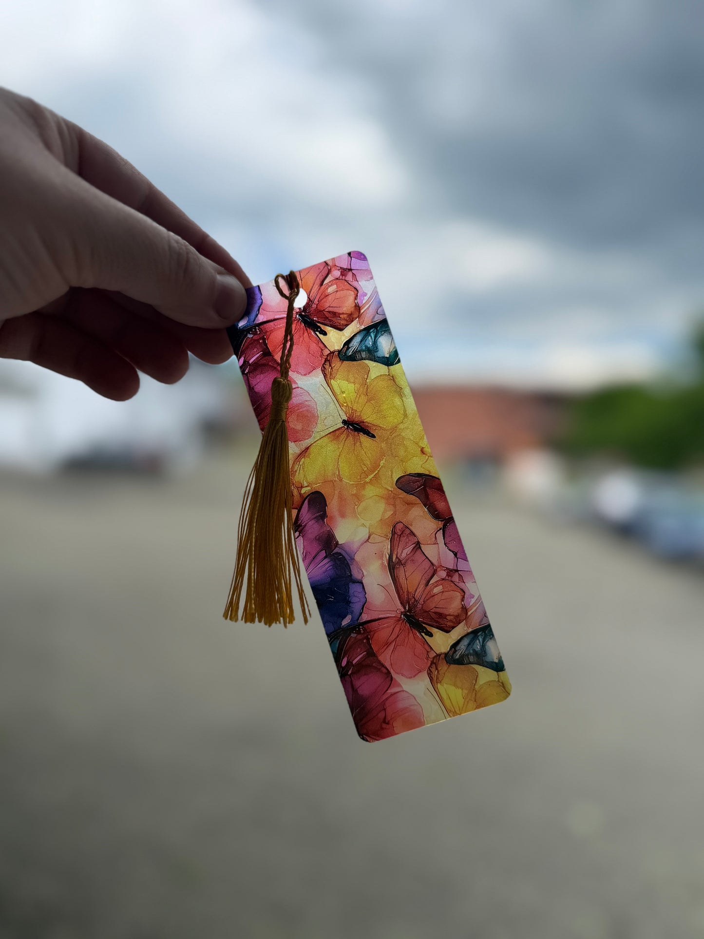Butterfly Stained Glass Bookmark