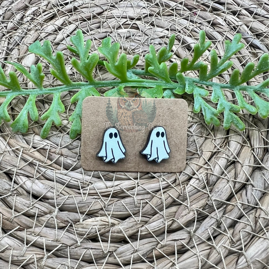 Ghost Stud Earrings