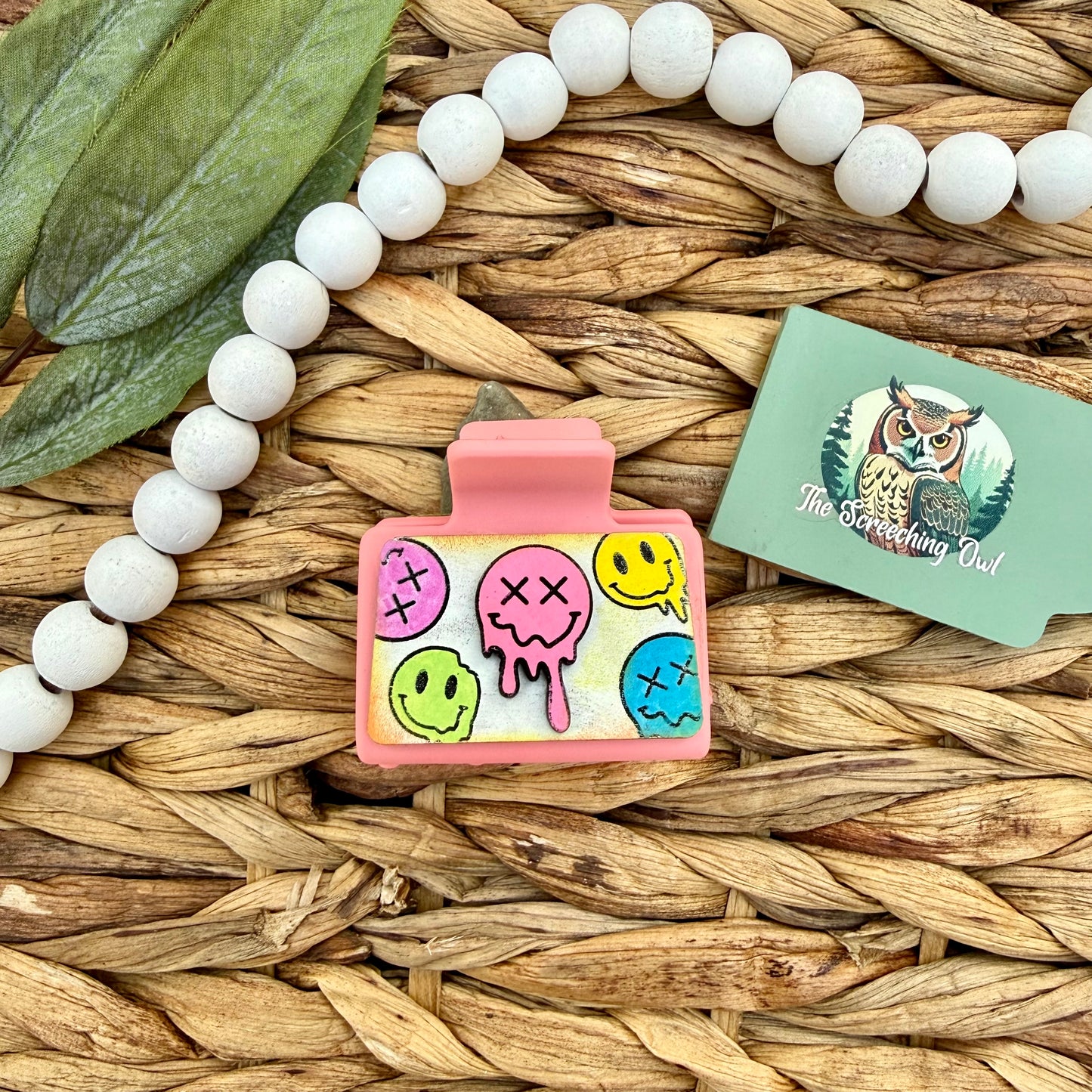 Smiley Claw Clip - Small