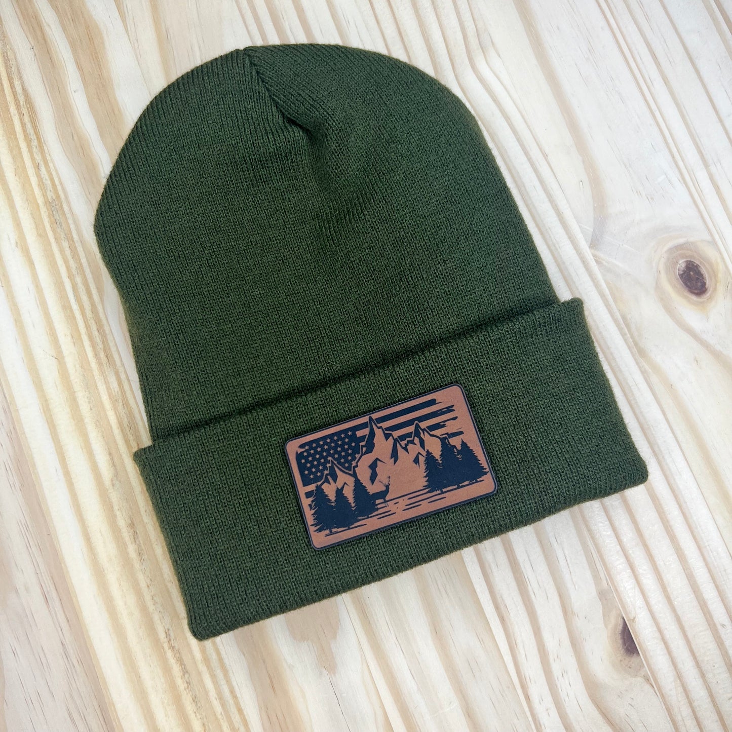 Beanie - Pick Your Patch - Olive