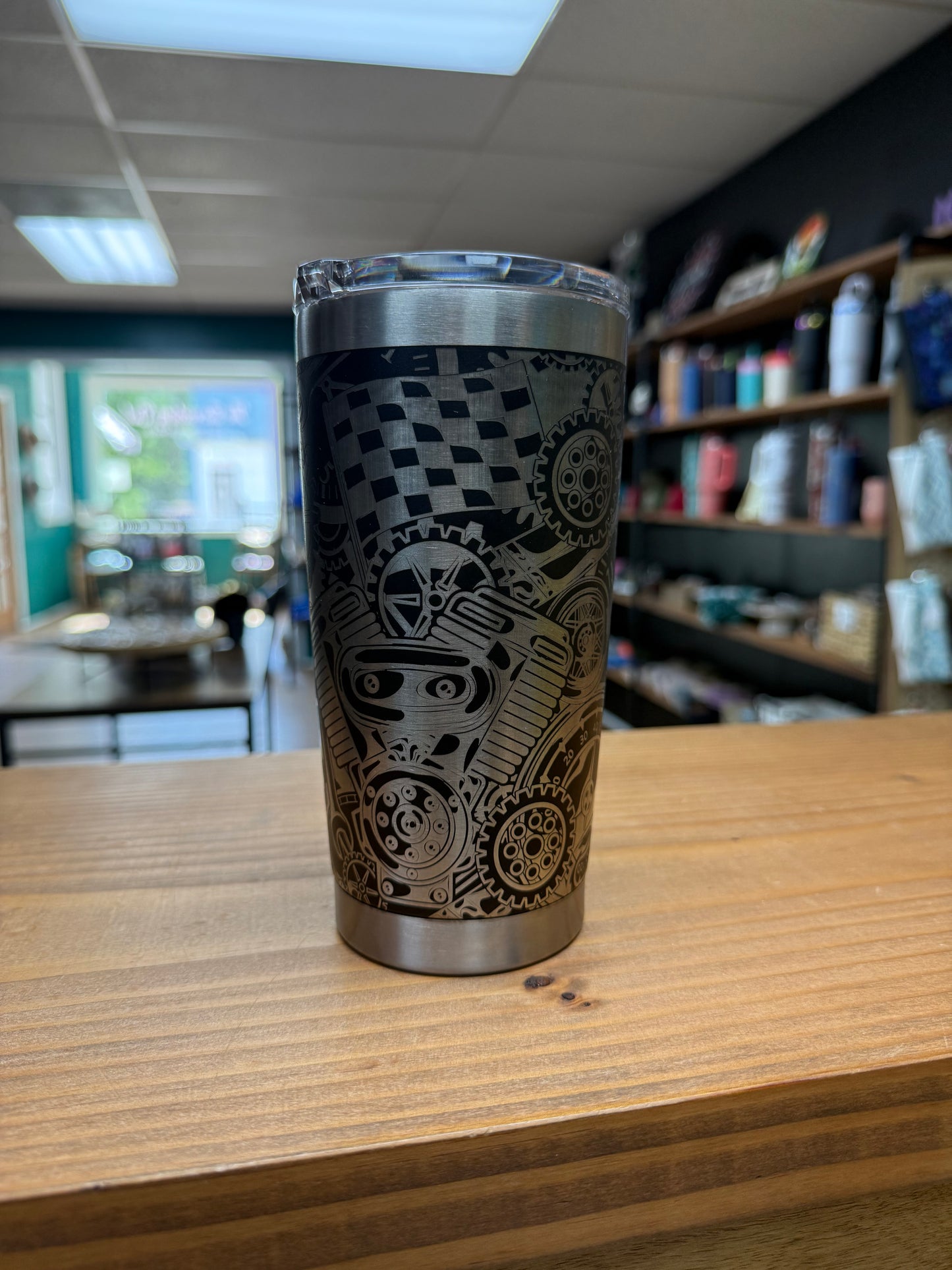 Gearhead - Black 20oz Tumbler