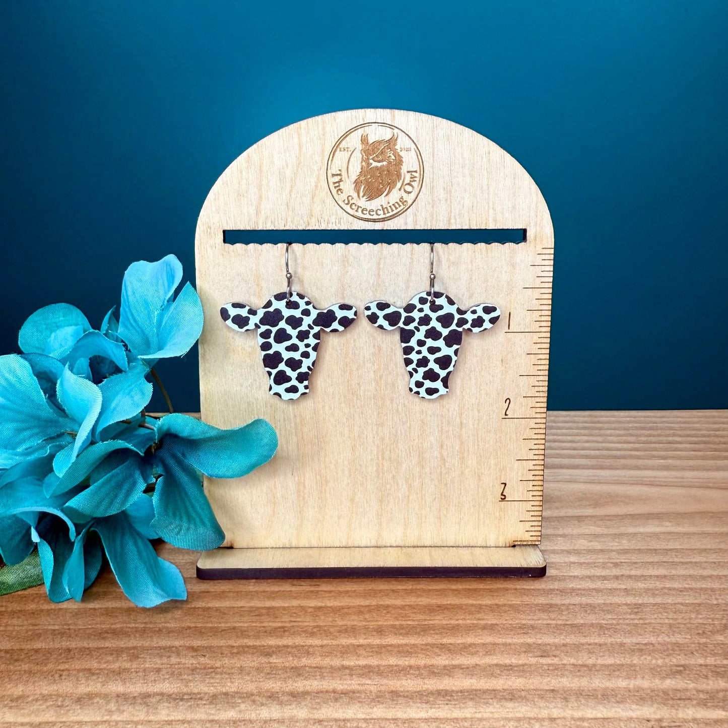 Cow Head Earrings