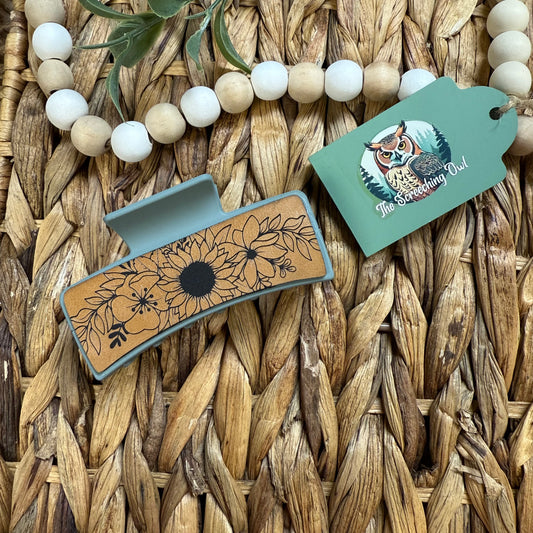 Sunflower Claw Clip