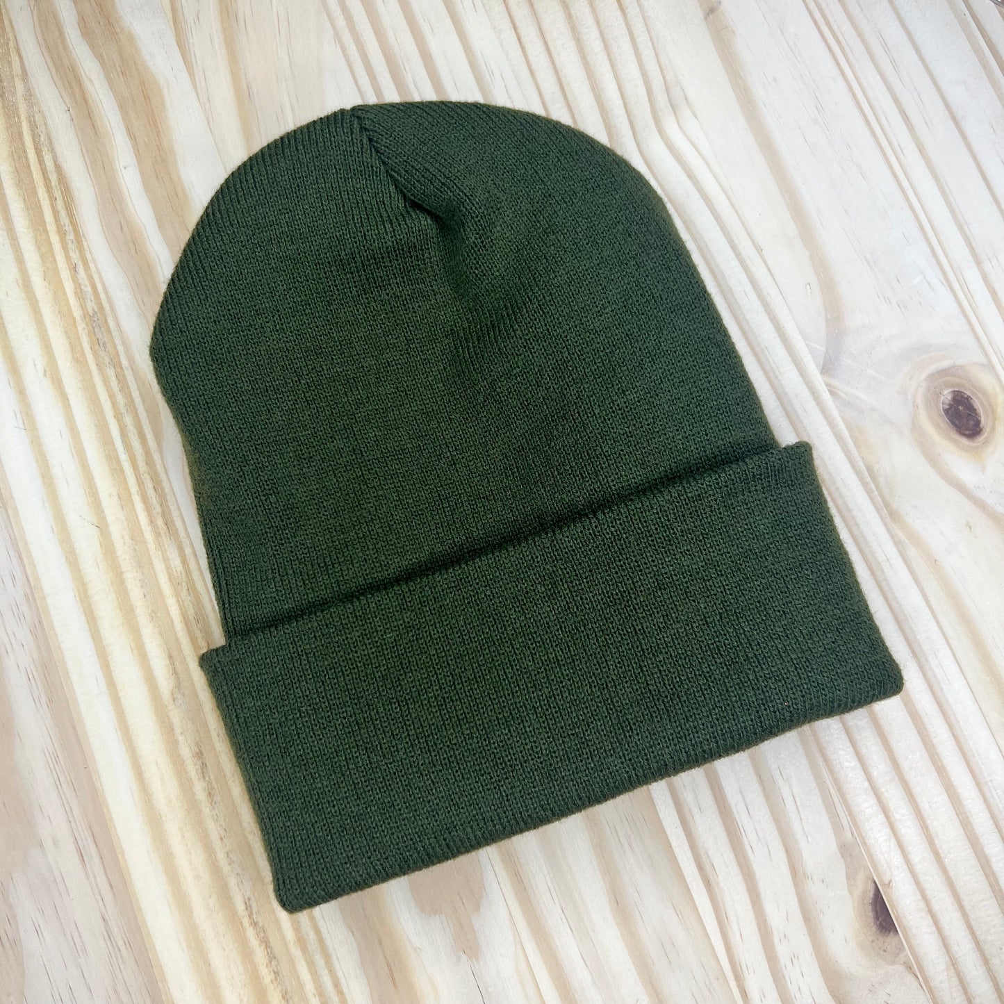 Beanie - Pick Your Patch - Olive