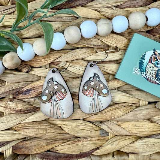 Mushroom Earrings