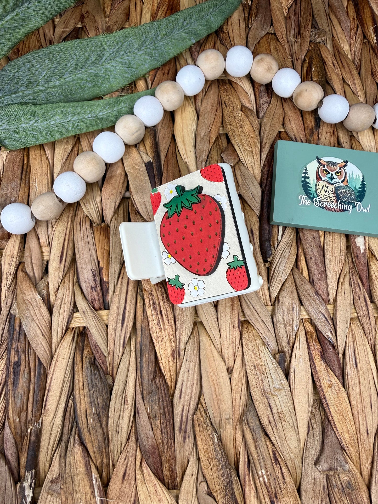 Strawberry Claw Clip - Small