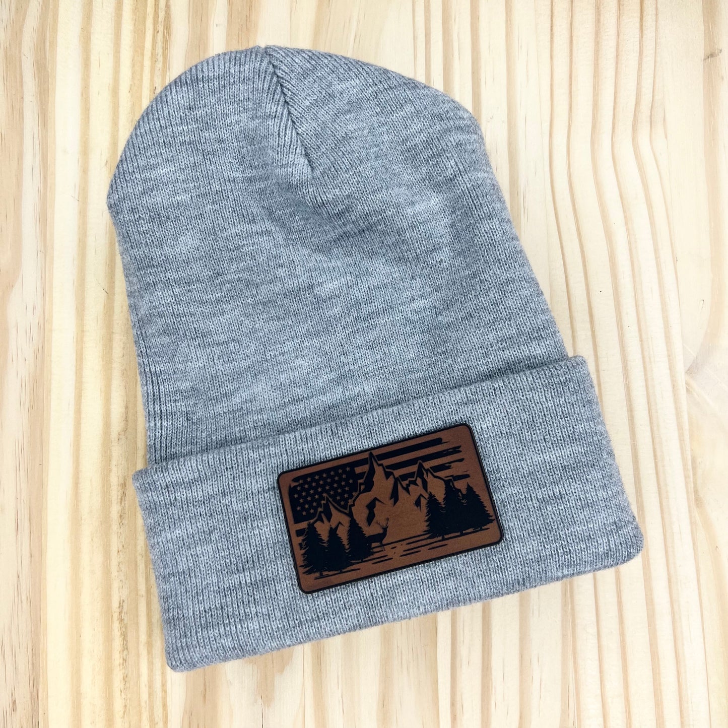 Beanie - Pick Your Patch - Gray