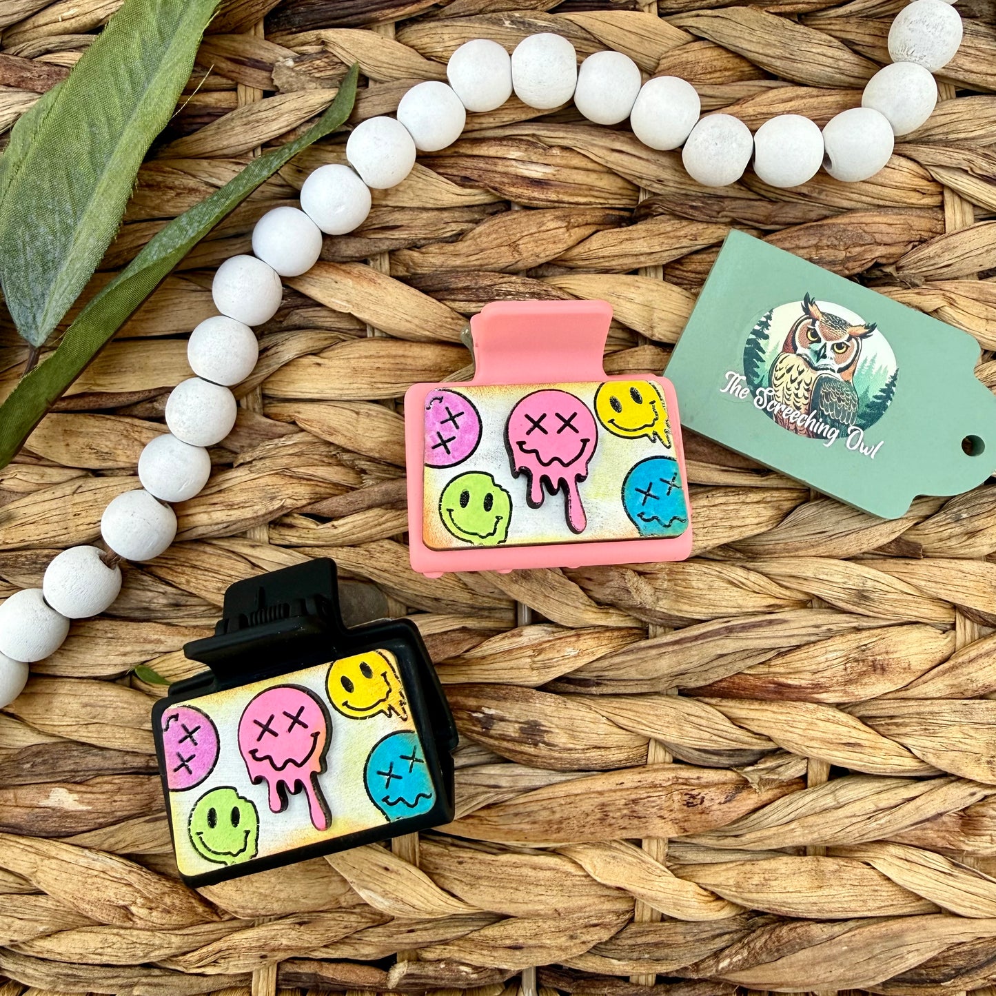 Smiley Claw Clip - Small