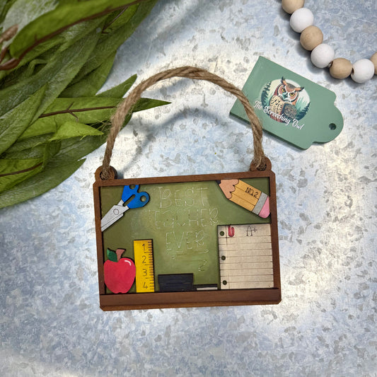 Best Teacher Ever Ornament