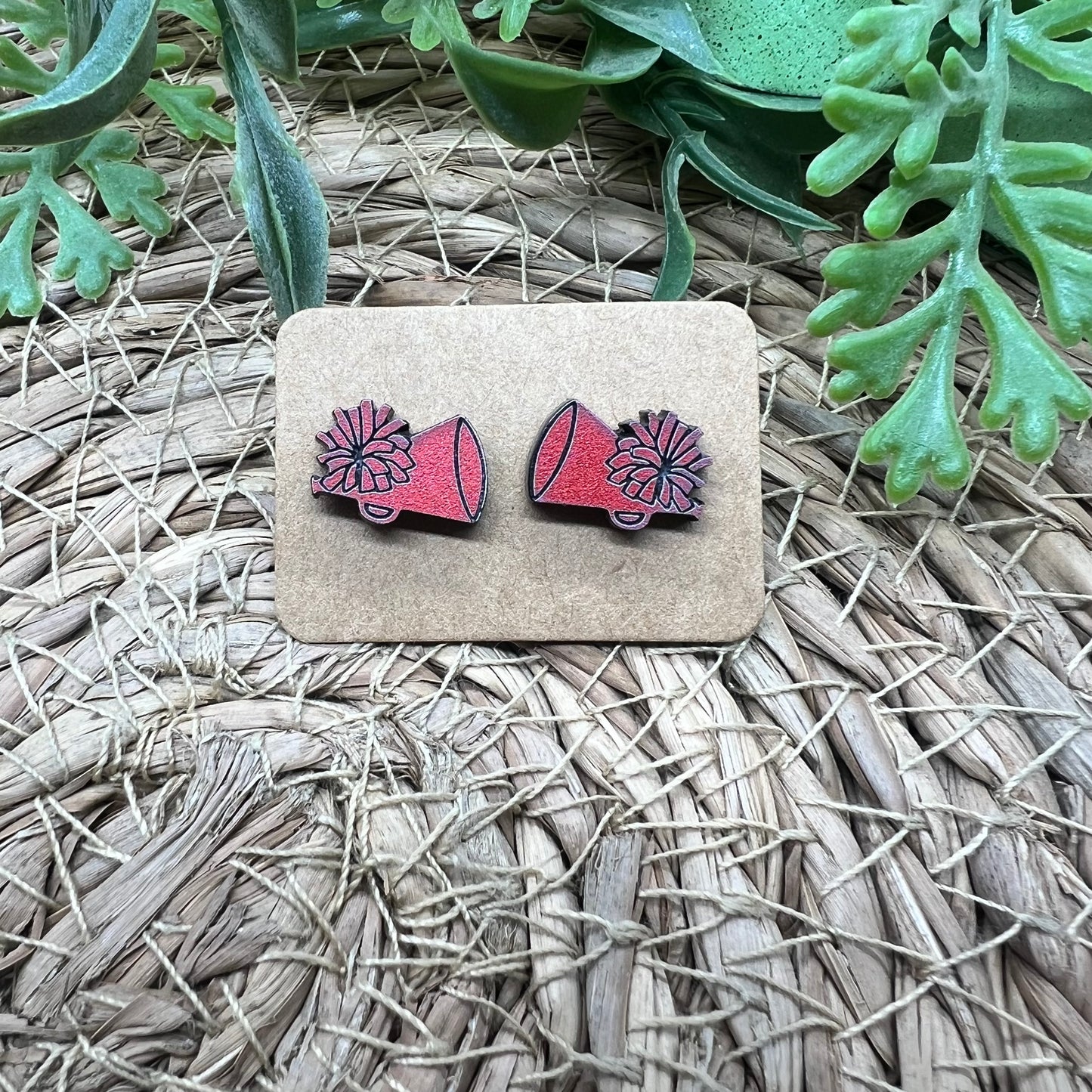 Cheerleading Stud Earrings