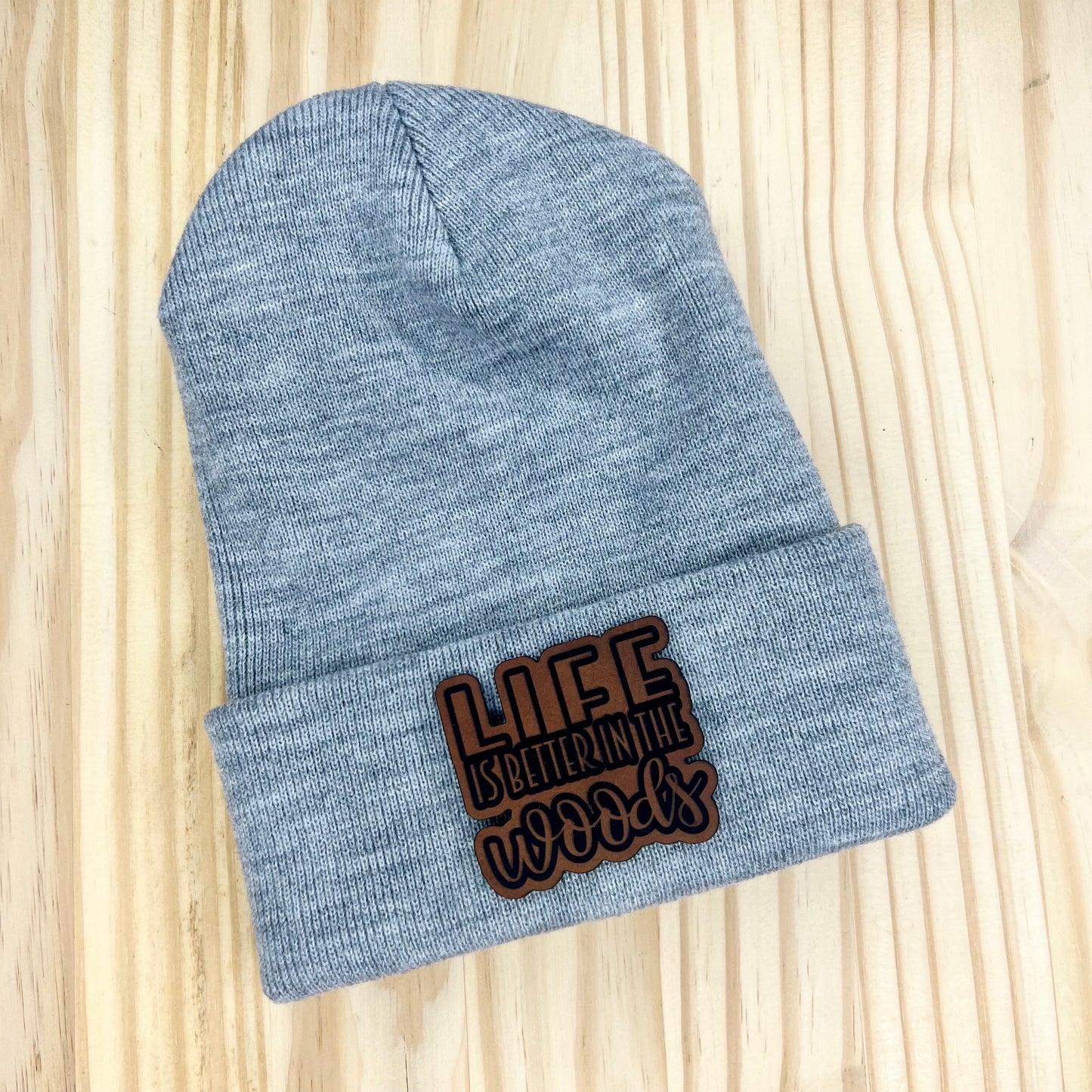 Beanie - Pick Your Patch - Gray