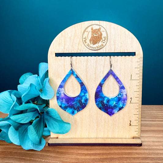 Alcohol Ink Drop Earrings