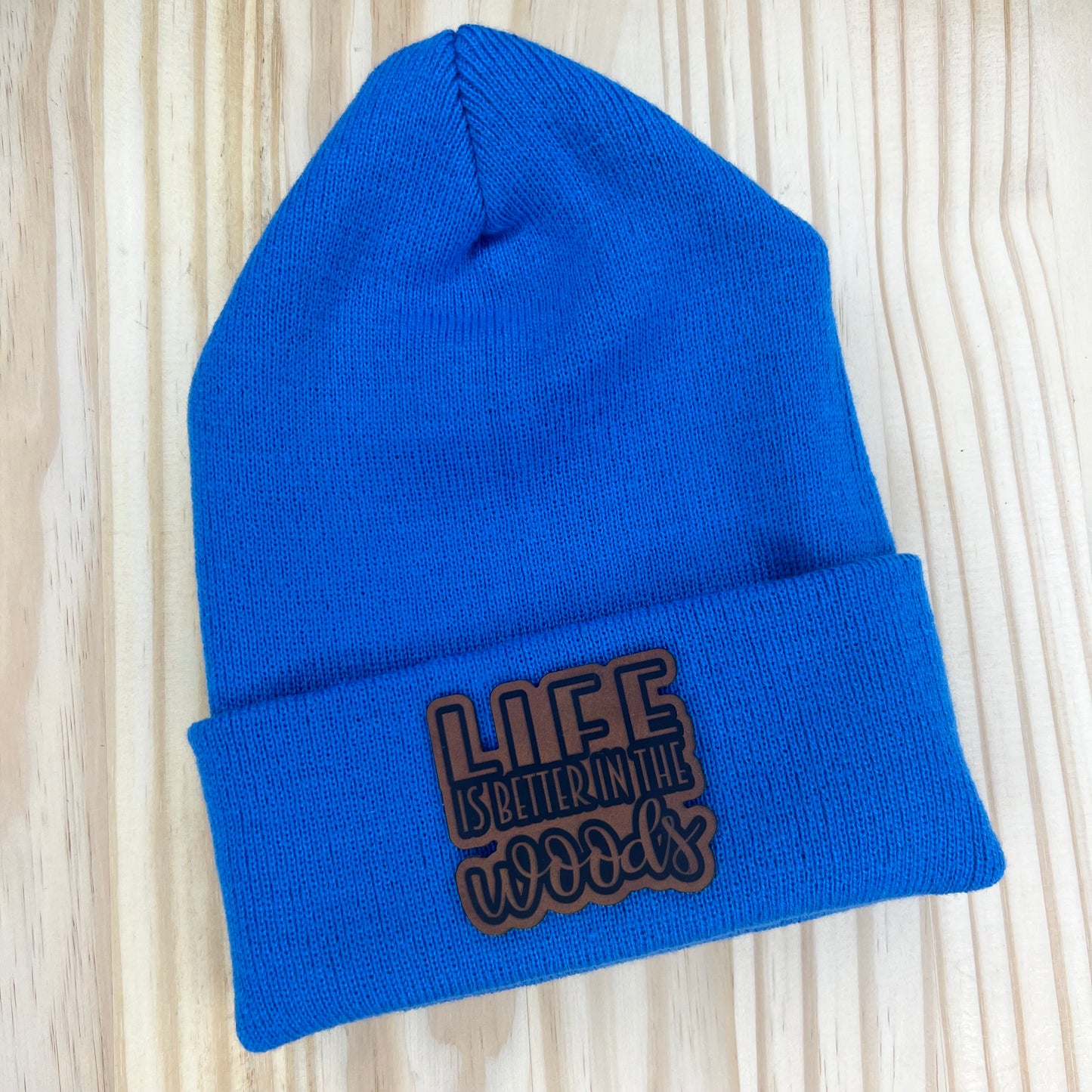 Beanie - Pick Your Patch - Carolina Blue